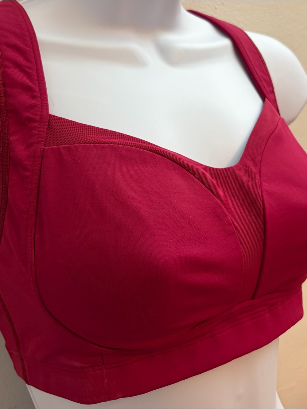 lululemon athletica Deep Red Supportive Sports Bra